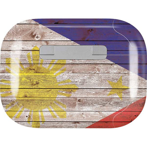Philippines Flag Dark Wood Apple AirPods Pro Skin